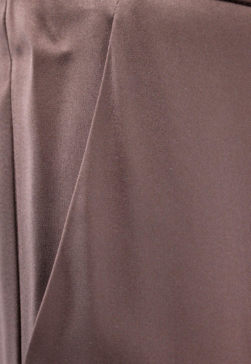 Giorgio Armani Silk Tailored Pants Brown 3WHPP0WUT02AT_U616_Brown_29845836