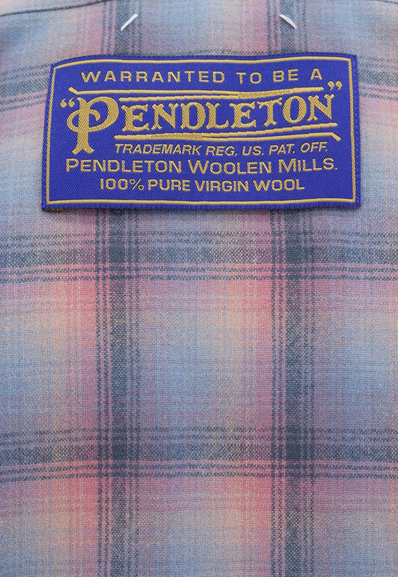 Maison Margiela Plaid Check Long-Sleeved Shirt Multicolor S67FP0028S78039_001F_Pink_29847540