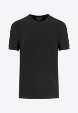 Giorgio Armani Basic V-neck T-shirt Black 8NST63SJP4Z_UC99_Black_29845669