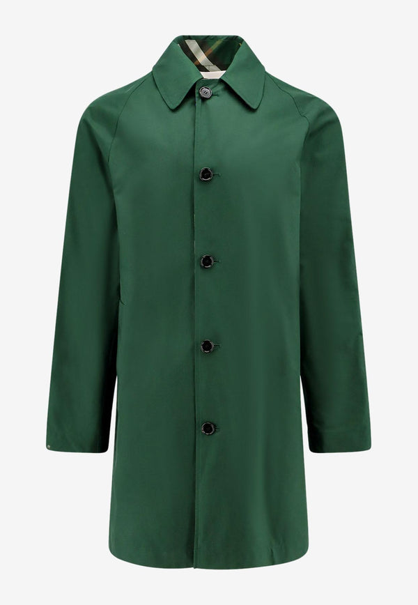 Burberry Reversible Checked Raincoat Green 8080655_B8636_Green_29846067