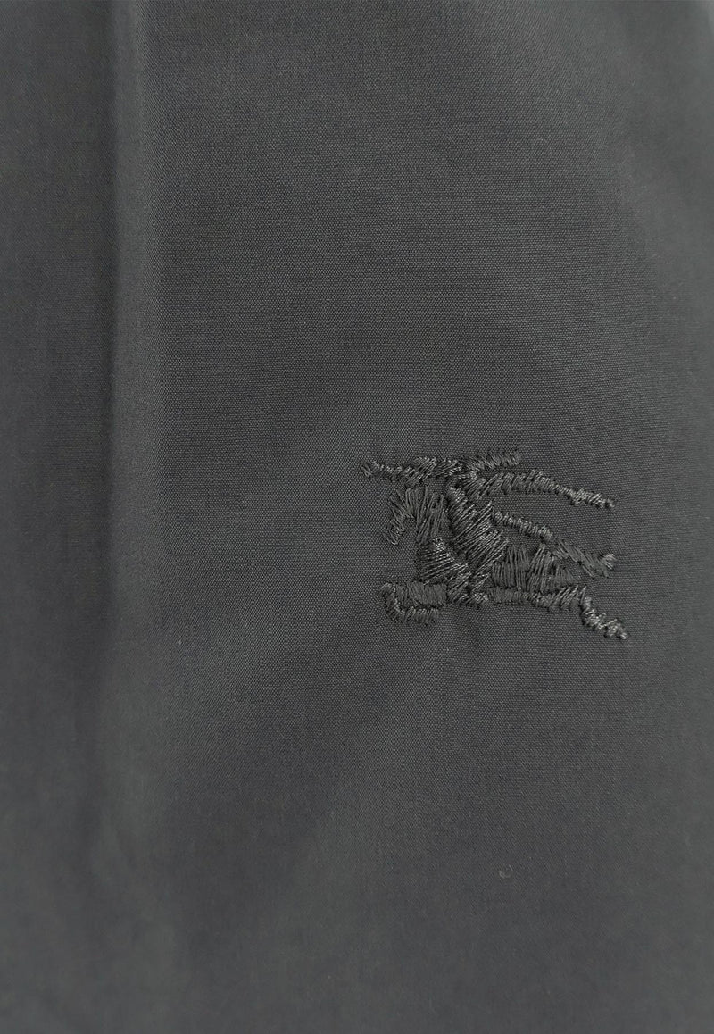 Burberry EKD Embroidered Midi Shirt Dress Gray 8083552_B8634_Grey_29843942