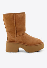Suede Mid-Calf Boots