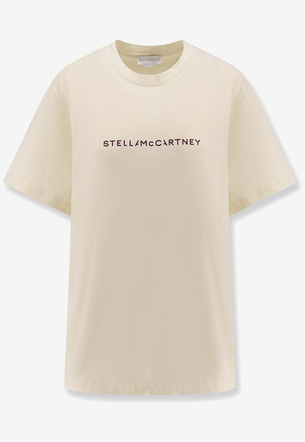 Stella McCartney Logo Print T-shirt White 6J01583SPY489002_White_29846479