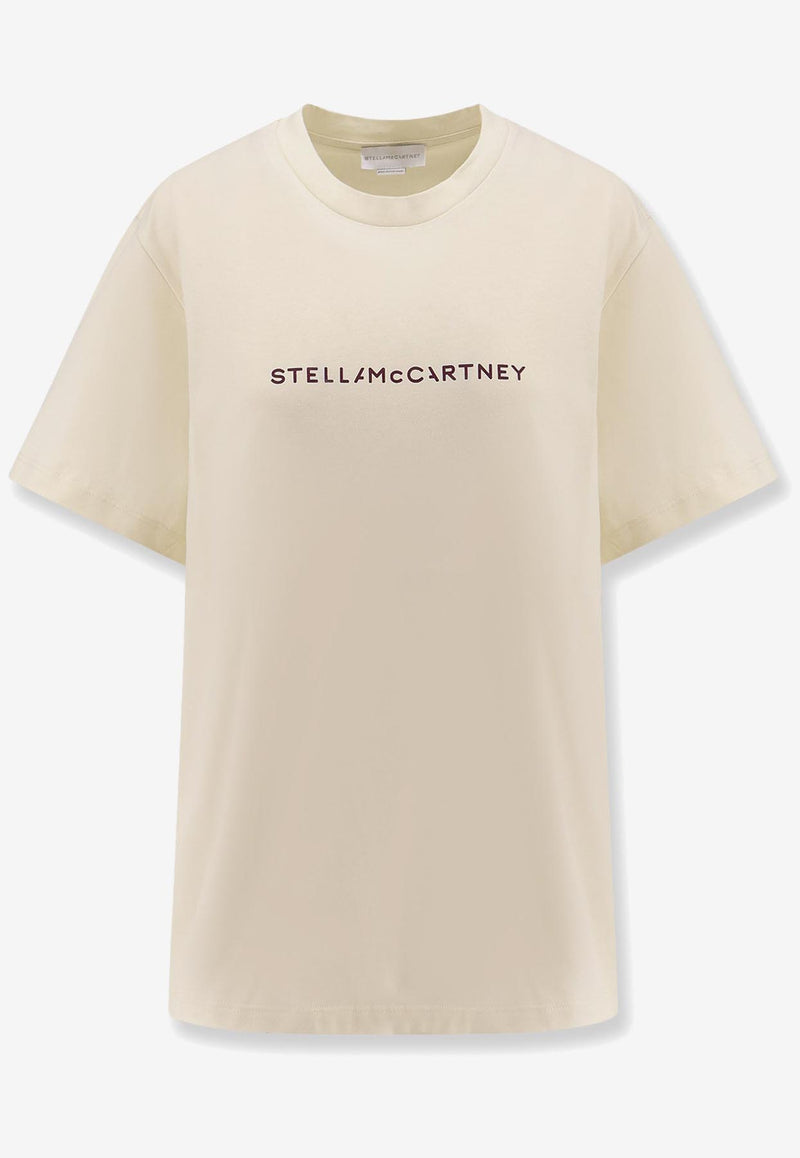 Stella McCartney Logo Print T-shirt White 6J01583SPY489002_White_29846479