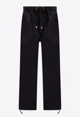 Versace Straight-Leg Drawstring Pants Black 10083301A05964_1B000_Black_29847711