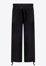 Versace Straight-Leg Drawstring Pants Black 10083301A05964_1B000_Black_29847711