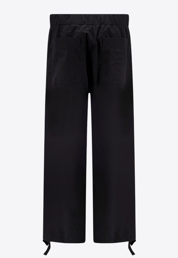 Versace Straight-Leg Drawstring Pants Black 10083301A05964_1B000_Black_29847711