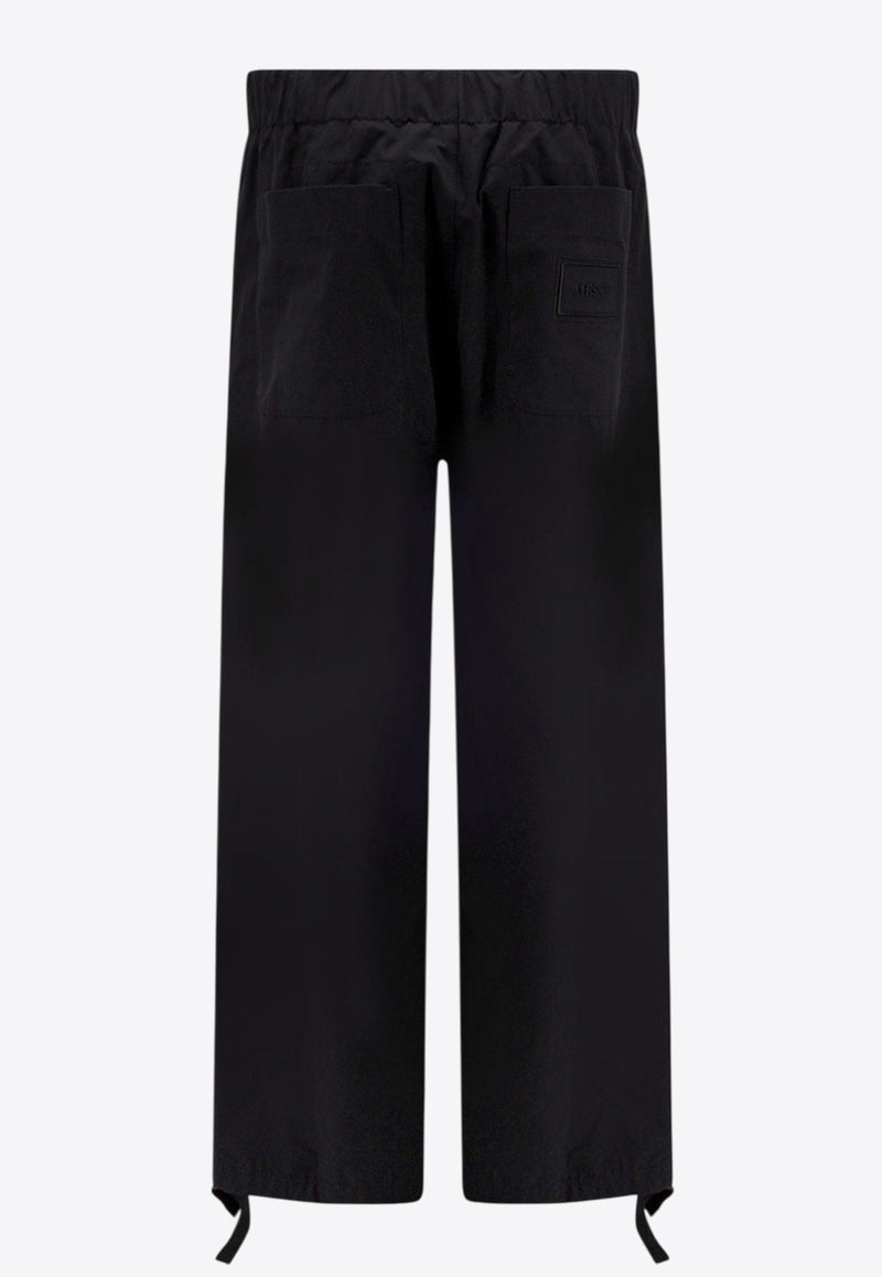 Versace Straight-Leg Drawstring Pants Black 10083301A05964_1B000_Black_29847711