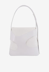 Ferragamo Cut-Out Leather Shoulder Bag White 241241762324_009_White_29845856