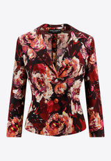 Dolce & Gabbana Floral Print Single-Breasted Blazer Multicolor F26S5TFSIBD_HR4YC_MultiColour_29847526