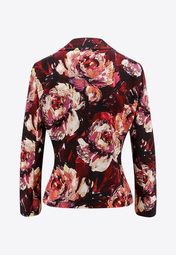 Dolce & Gabbana Floral Print Single-Breasted Blazer Multicolor F26S5TFSIBD_HR4YC_MultiColour_29847526