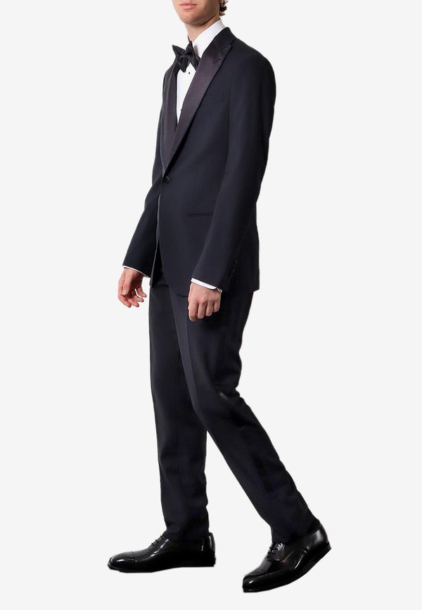 Giorgio Armani Single-Breasted Tuxedo Suit Blue 2CGAS01MT00FM_UBUV_Blue_29846357