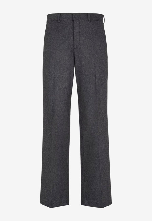 Fendi Straight-Leg Tailored Pants Gray FB1020ASCA_F0UU0_Grey_29850495