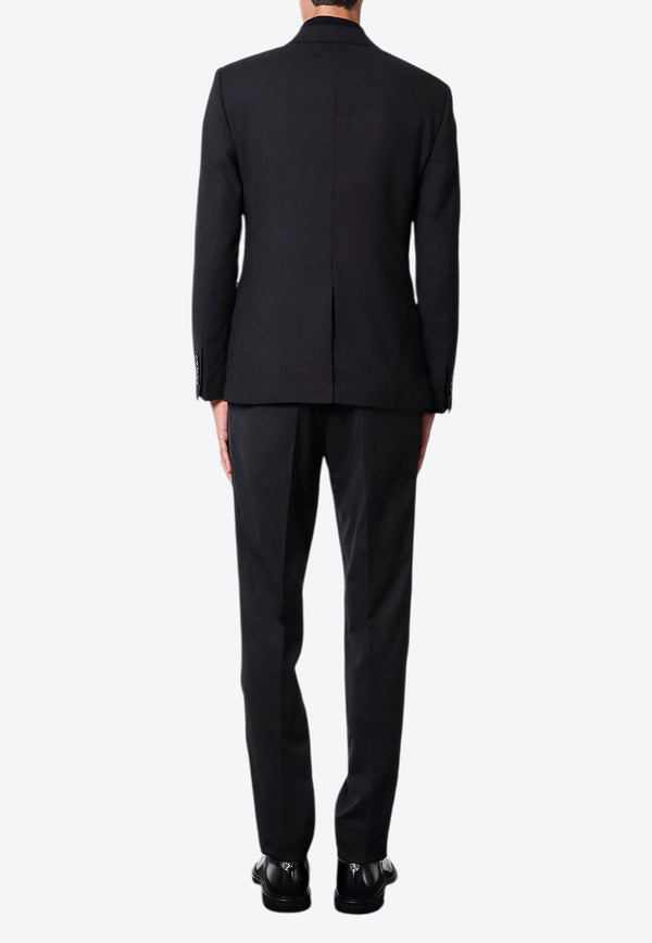 Dolce & Gabbana Single-Breasted Wool Jacket Black G2NW0ZFU28E_N0000_Black_29845809