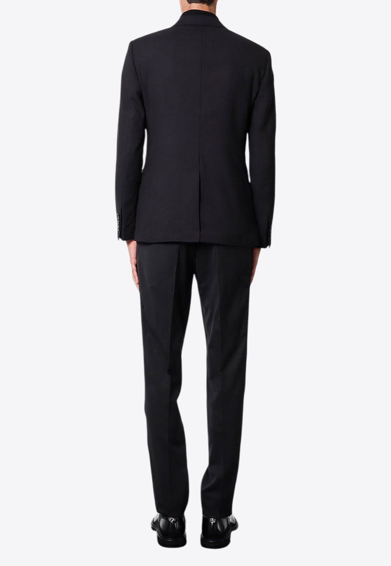 Dolce & Gabbana Single-Breasted Wool Jacket Black G2NW0ZFU28E_N0000_Black_29845809