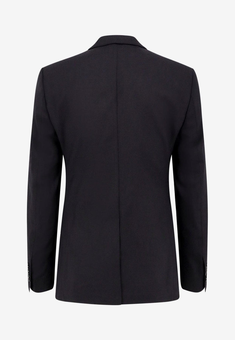 Dolce & Gabbana Single-Breasted Wool Jacket Black G2NW0ZFU28E_N0000_Black_29845809