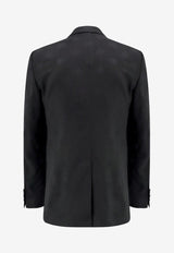Dolce & Gabbana Single-Breasted Wool Tuxedo Jacket Black G2RQ2TGH647_N0000_Black_29844874