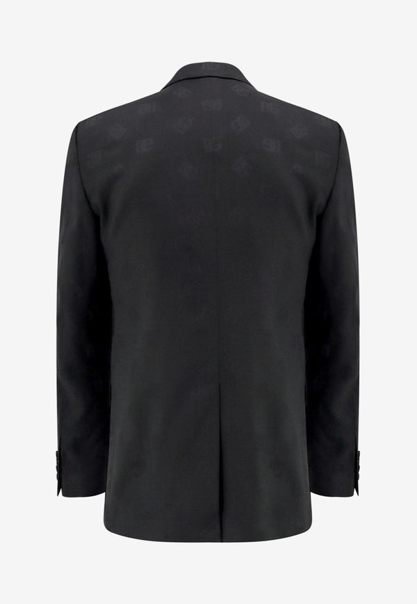 Dolce & Gabbana Single-Breasted Wool Tuxedo Jacket Black G2RQ2TGH647_N0000_Black_29844874