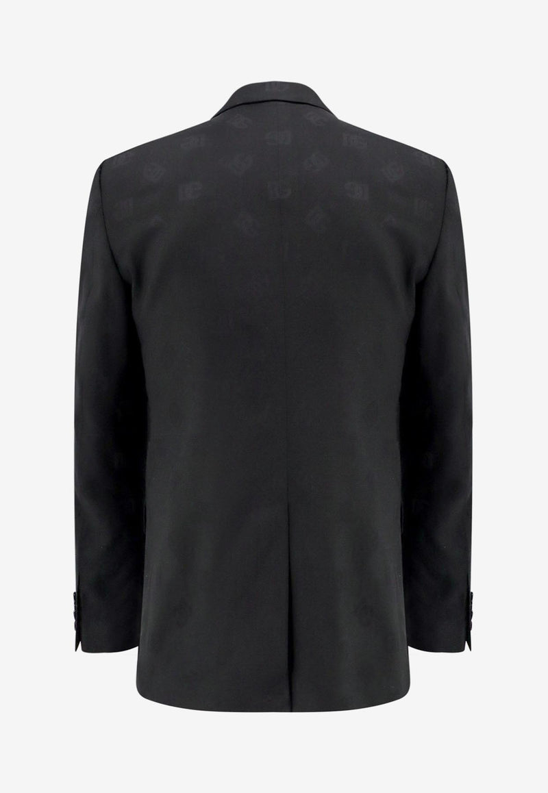 Dolce & Gabbana Single-Breasted Wool Tuxedo Jacket Black G2RQ2TGH647_N0000_Black_29844874