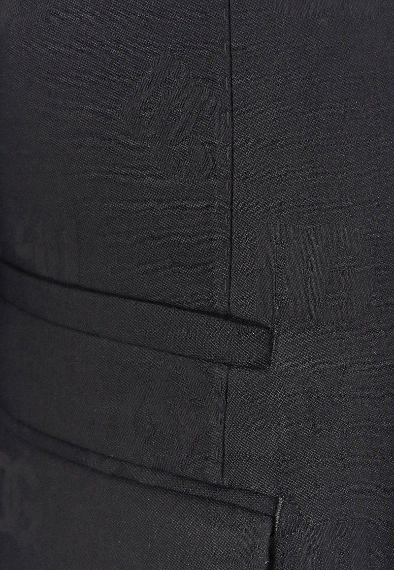 Dolce & Gabbana Single-Breasted Wool Tuxedo Jacket Black G2RQ2TGH647_N0000_Black_29844874