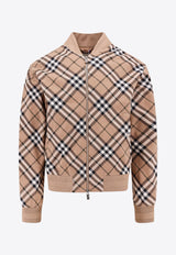 Burberry Vintage Check Zip-Up Bomber Jacket Beige 8092963_C1202_Beige_29844929