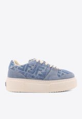 Fendi Match FF Jacquard Flatform Sneakers Light Blue 8E8572ASAY_F1RUM_Blue_29849627