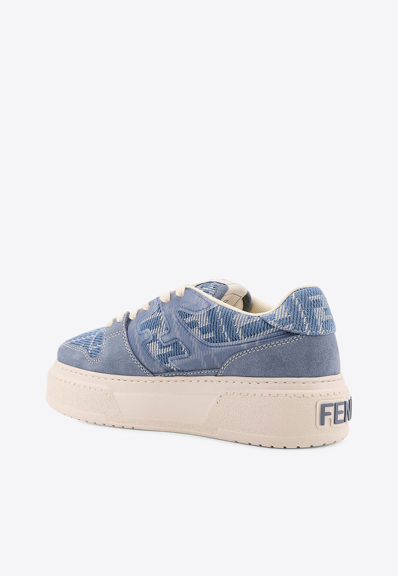 Fendi Match FF Jacquard Flatform Sneakers Light Blue 8E8572ASAY_F1RUM_Blue_29849627