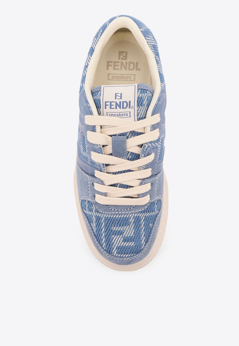 Fendi Match FF Jacquard Flatform Sneakers Light Blue 8E8572ASAY_F1RUM_Blue_29849627
