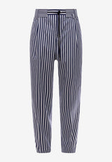 Sacai Striped Tailored Pants Blue 2303040M_222_Blue_29846895