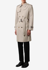 Burberry Double-Breasted Trench Coat Dove 8101309_C1761_Grey_29844801