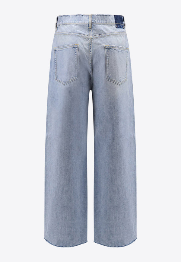Golden Goose DB Morgan Wide-Leg Jeans Blue GMP02083P001850_50134_Blue_29856956