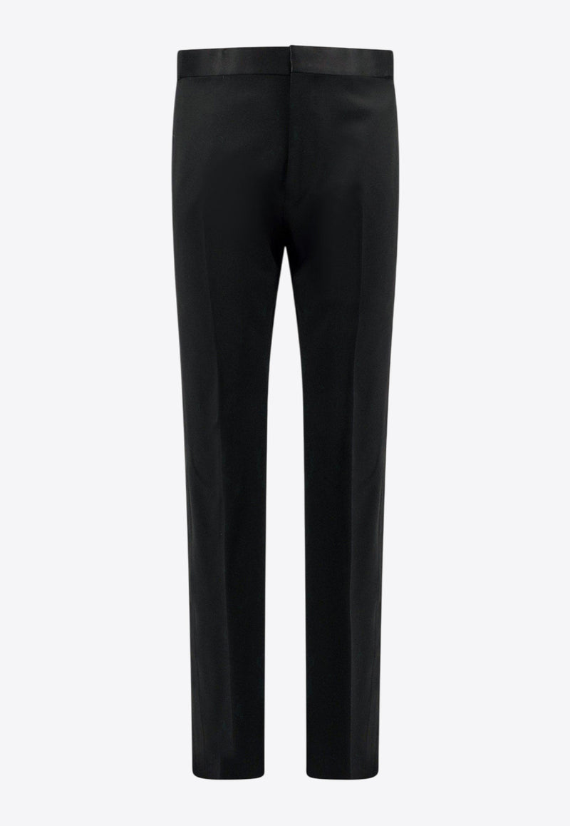 Tom Ford Straight-Leg Wool Blend Pants Black PECRT1WES01_LB999_Black_29841815