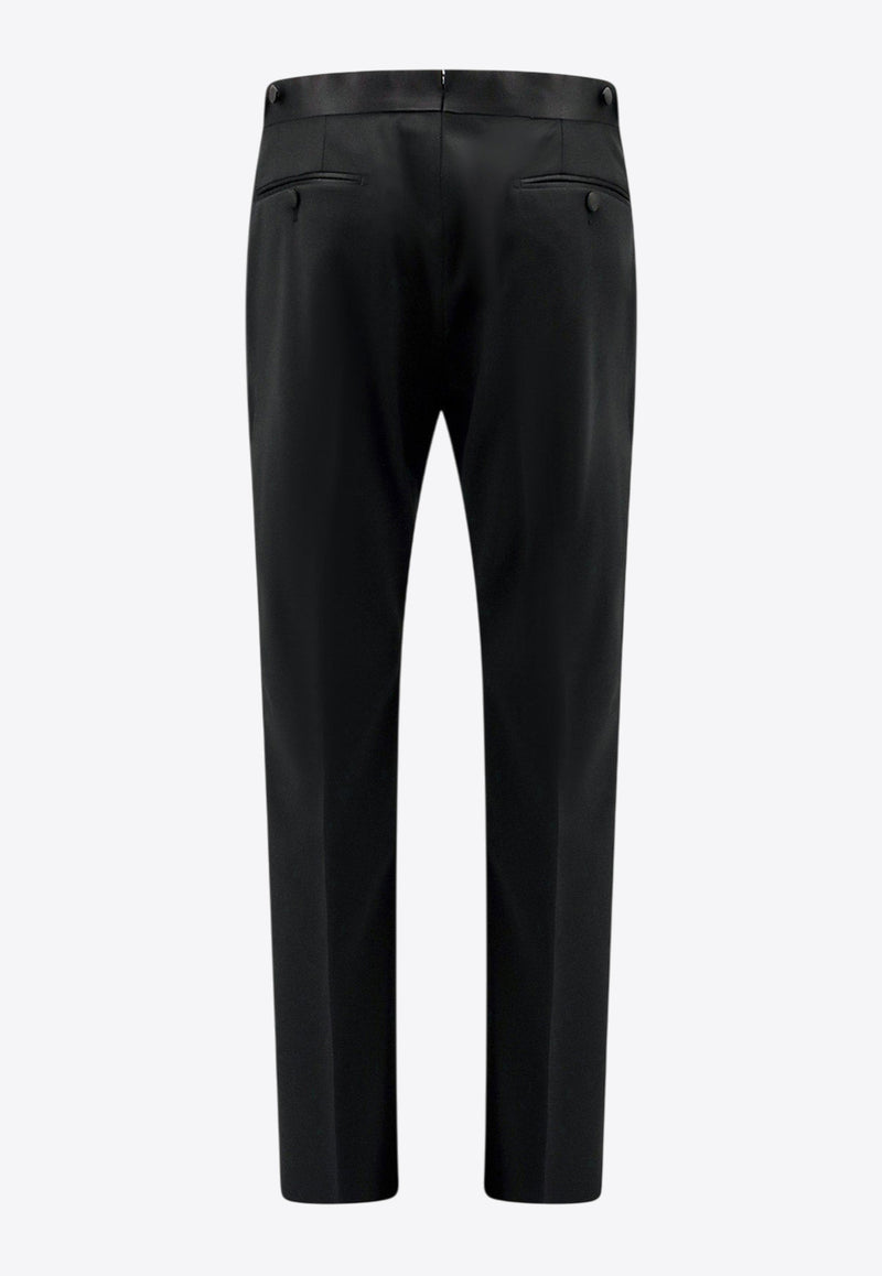 Tom Ford Straight-Leg Wool Blend Pants Black PECRT1WES01_LB999_Black_29841815