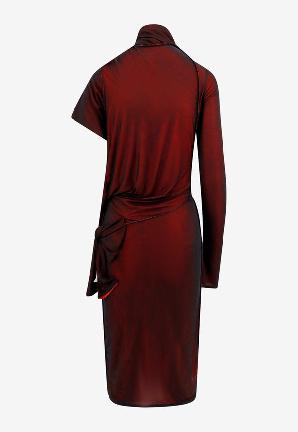 Maison Margiela Asymmetric Draped Midi Dress Red S51DD0014STJ398_962_Red_29847924