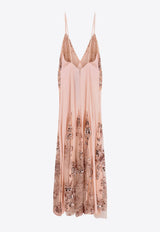 Elisabetta Franchi Embroidered-Lace Silk Maxi Dress Pink ABR5152E2_AR6_Pink_29846317