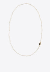 Valentino Ovalette Pearl Necklace White 6Y2J0S99CRW_QYL_White_29840125