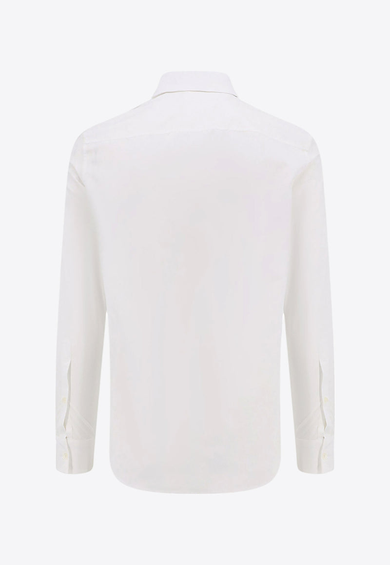 Valentino Rockstud Untitled Studs Buttoned Shirt White 4V3AB29C4WW_0BO_White_29846276