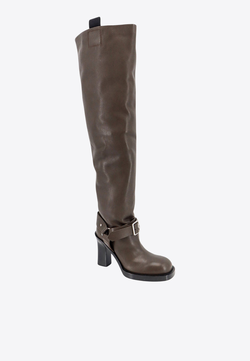 Burberry 85 Leather Over-the-Knee Boots Brown 8092027_C1170_Brown_29848449
