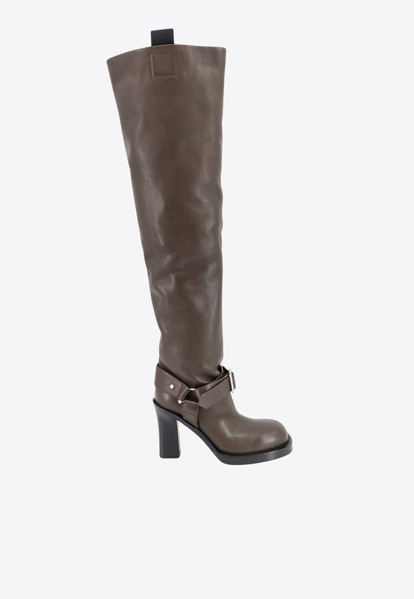 Burberry 85 Leather Over-the-Knee Boots Brown 8092027_C1170_Brown_29848449
