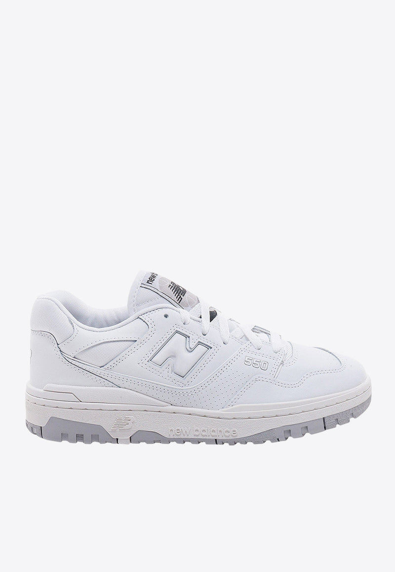 New Balance 550 Leather Low-Top Sneakers White BB550PB1_WHITE_White_29852594