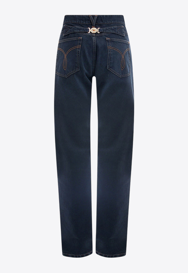Versace Medusa Buckle Slim Jeans Blue 10086171A05756_1D480_Blue_29844477