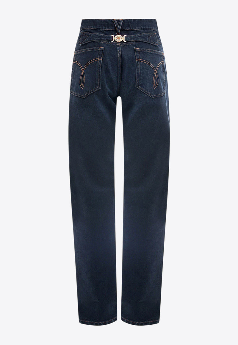 Versace Medusa Buckle Slim Jeans Blue 10086171A05756_1D480_Blue_29844477