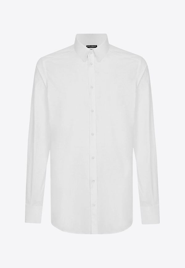 Dolce & Gabbana Essential Long-Sleeved Shirt White G5EJ0TGG826_W0800_White_29843621