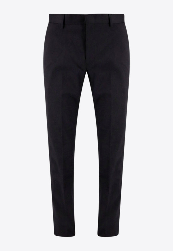 ZEGNA Tapered-Leg Chino Pants Black E8I03TR14_099_Black_29845468