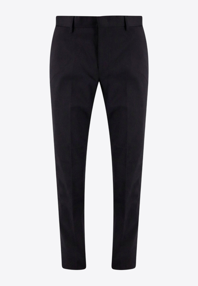 ZEGNA Tapered-Leg Chino Pants Black E8I03TR14_099_Black_29845468