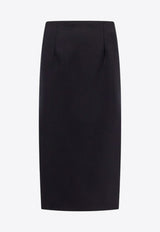 Valentino High-Slit Midi Skirt Black 5B0RAC4488J_0NO_Black_29846259