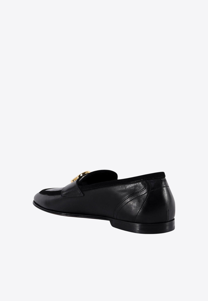 Dolce & Gabbana Ariosto Calf Leather Loafers Black A50462AQ993_80999_Black_29841931