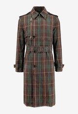 Burberry Double-Breasted Check Trench Coat Multicolor 8098475_C1480_Brown_29845961