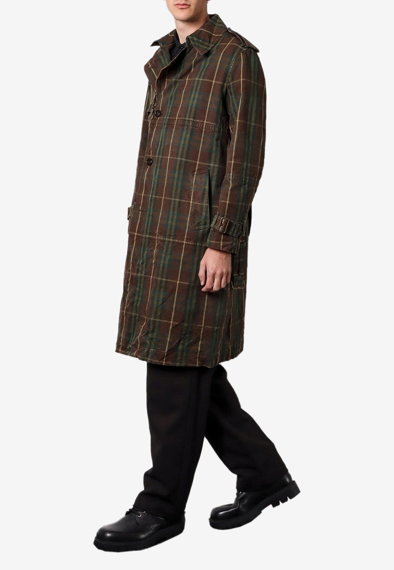 Burberry Double-Breasted Check Trench Coat Multicolor 8098475_C1480_Brown_29845961