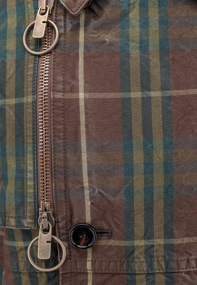 Burberry Double-Breasted Check Trench Coat Multicolor 8098475_C1480_Brown_29845961